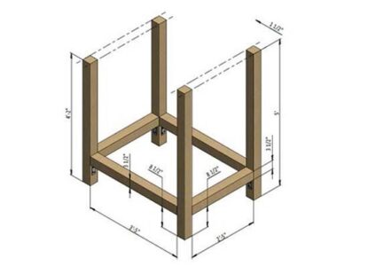 How to Build a 4-by-3-foot Chicken Coop: Step-by-Step Project Diagrams Image